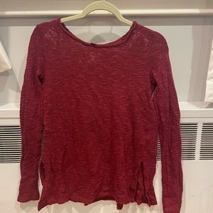 American eagle red sweater size extra small